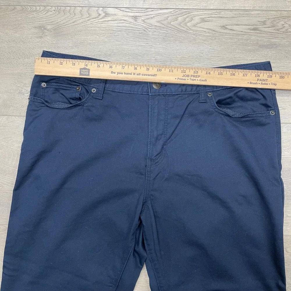Banana Republic Travel Jean Slim Fit Men 38x32 Navy Blue Chino Pants